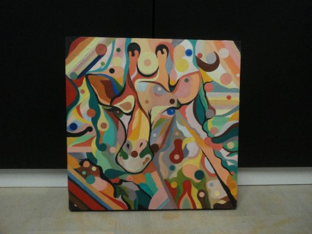 The Giffel. Oil painting 40 x 40 cm